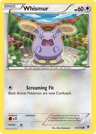 Whismur XY Phantom Forces - Common