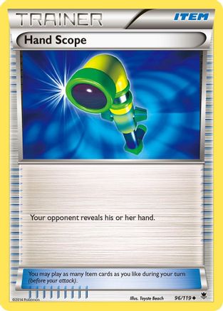 Hand Scope - Reverse Holofoil XY Phantom Forces - Uncommon
