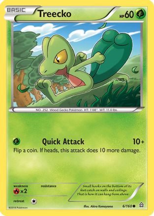 Treecko 006 XY Primal Clash - Common
