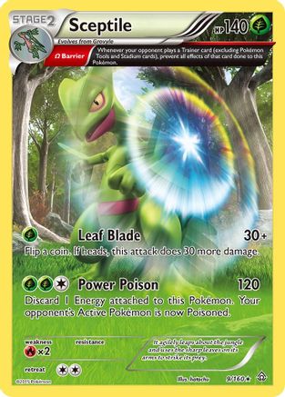 Sceptile (Omega) 009/160 - Holofoil XY Primal Clash - Holo Rare
