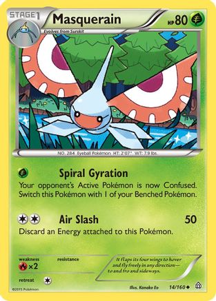 Masquerain XY Primal Clash - Uncommon