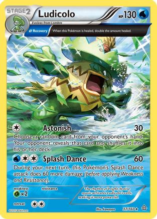 Ludicolo (Alpha) 037 - Reverse Holofoil XY Primal Clash - Rare