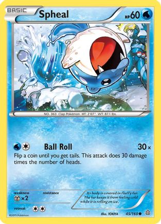 Spheal (45) (45) 045 XY Primal Clash - Common