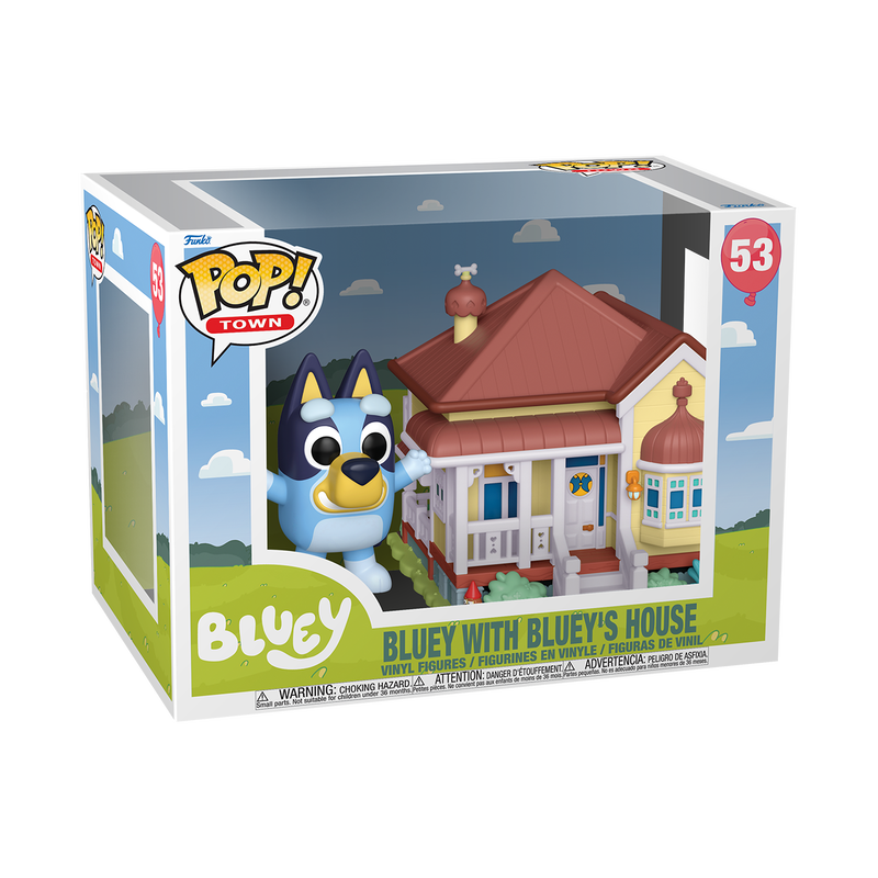 Funko Pop! Animation: Bluey - Deluxe Town! Bluey with Bluey's House #53 *PREORDER*
