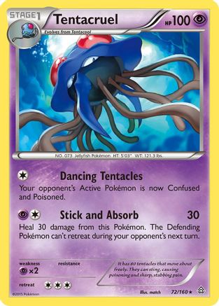 Tentacruel - Reverse Holofoil XY Primal Clash - Rare