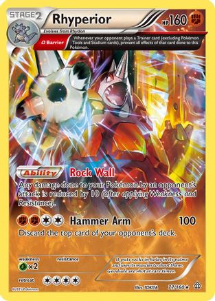 Rhyperior (Omega) 077 - Holofoil XY Primal Clash - Holo Rare