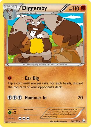 Diggersby XY Primal Clash - Rare