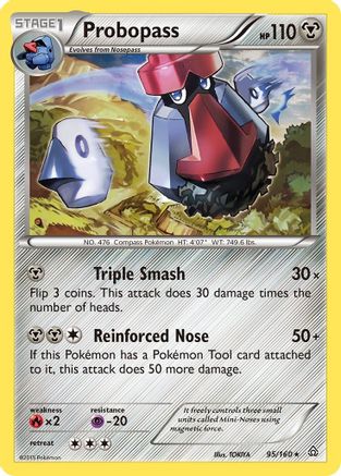 Probopass - Reverse Holofoil XY Primal Clash - Rare