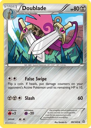 Doublade XY Primal Clash - Uncommon
