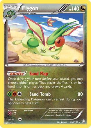 Flygon 110 - Reverse Holofoil XY Primal Clash - Holo Rare