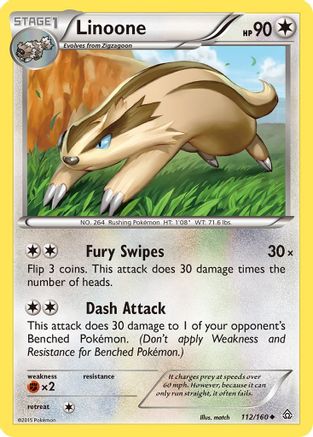 Linoone XY Primal Clash - Uncommon