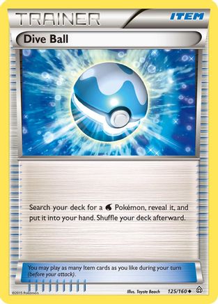 Dive Ball 125 XY Primal Clash - Uncommon