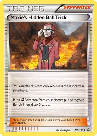 Maxie's Hidden Ball Trick 133 XY Primal Clash - Uncommon