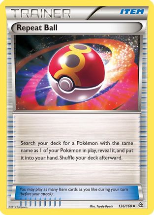 Repeat Ball 136 XY Primal Clash - Uncommon