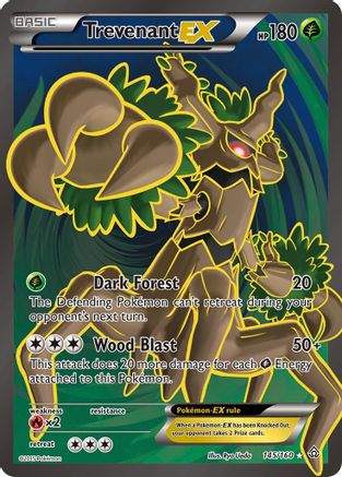 Trevenant EX (145 Full Art) - Holofoil XY Primal Clash - Ultra Rare