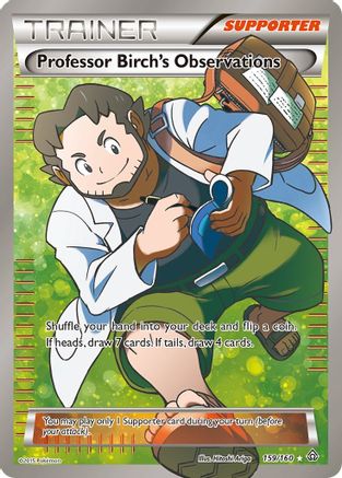 Professor Birch's Observations (159 Full Art) (159 Full Art) 159 - Holofoil XY Primal Clash - Ultra Rare