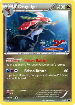 Dragalge - XY10 (Prerelease) - Holofoil XY Promos - Promo
