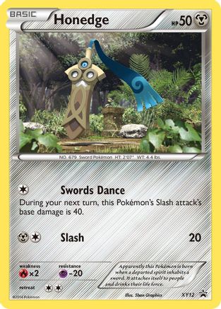 Honedge - XY12 - Holofoil XY Promos - Promo