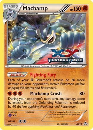Machamp - XY13 (Prerelease) - Holofoil XY Promos - Promo