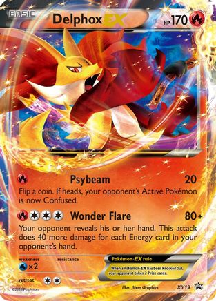 Delphox EX - XY19 - Holofoil XY Promos - Promo