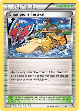 Champions Festival - XY27 (2014) - Holofoil XY Promos - Promo