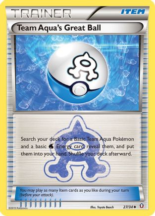 Team Aqua's Great Ball 027 Double Crisis - Uncommon