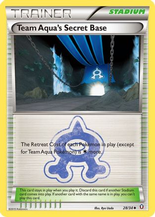 Team Aqua's Secret Base 028 - Reverse Holofoil Double Crisis - Uncommon