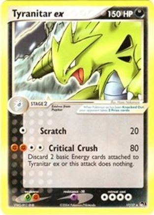 Tyranitar ex (Non-Holo) POP Series 1 - Ultra Rare