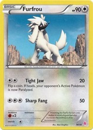 Furfrou (#22 - Sylveon) XY Trainer Kit Sylveon & Noivern - Common