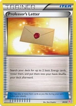 Professor's Letter (Sylveon) XY Trainer Kit Sylveon & Noivern - Common