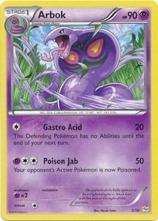 Arbok XY Trainer Kit Sylveon & Noivern - Common