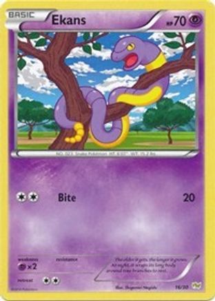Ekans XY Trainer Kit Sylveon & Noivern - Common