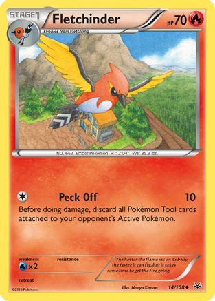 Fletchinder XY Roaring Skies - Uncommon