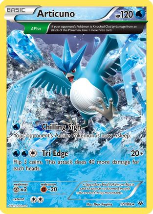 Articuno (17 Delta) (17 Delta) 017 XY Roaring Skies - Rare