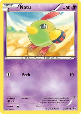 Natu (27) (27) 027 XY Roaring Skies - Common