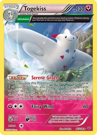 Togekiss (46 Delta) (46 Delta) 046 - Reverse Holofoil XY Roaring Skies - Holo Rare