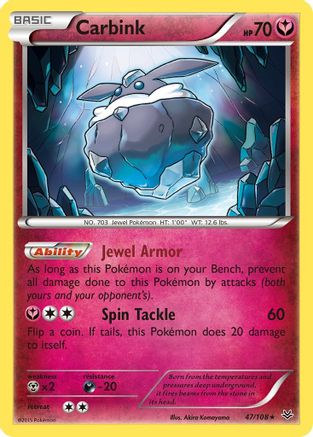 Carbink 047 XY Roaring Skies - Rare