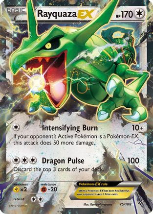 Rayquaza EX (75) (75) 075 - Holofoil XY Roaring Skies - Ultra Rare
