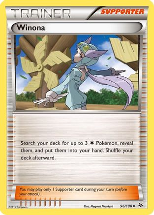 Winona 096 - Reverse Holofoil XY Roaring Skies - Uncommon