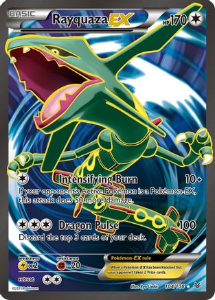 Rayquaza EX (104 Full Art) (104 Full Art) 104/108 - Holofoil XY Roaring Skies - Ultra Rare