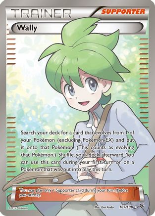 Wally (107 Full Art) (107 Full Art) 107/108 - Holofoil XY Roaring Skies - Ultra Rare