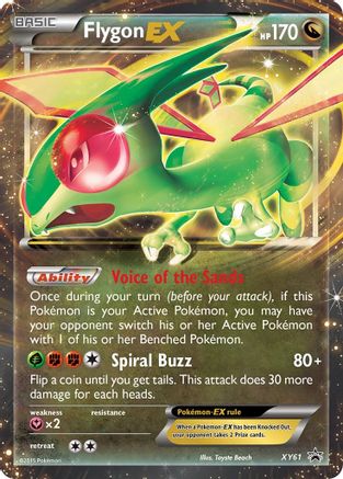 Flygon EX XY61 - Holofoil XY Promos - Promo