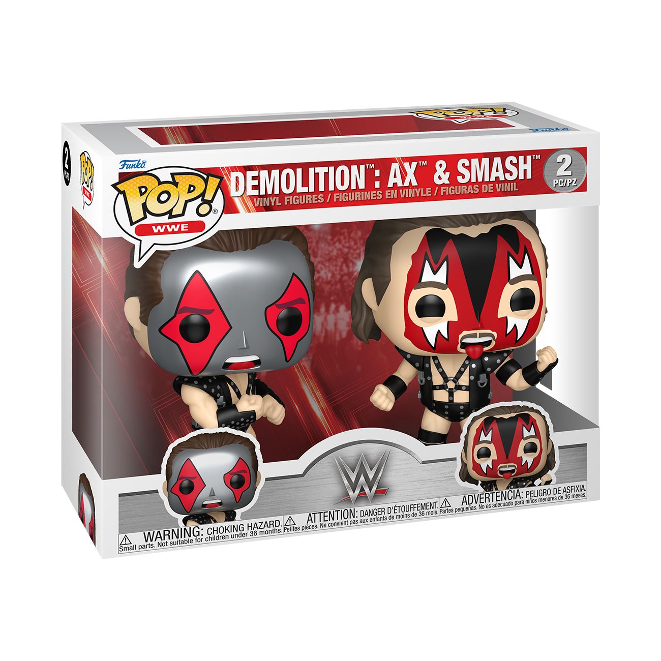 Funko Pop! Sports: WWE - Penta / Tiffany Stratton (Glitter) / Demolition 2pk *PREORDER*