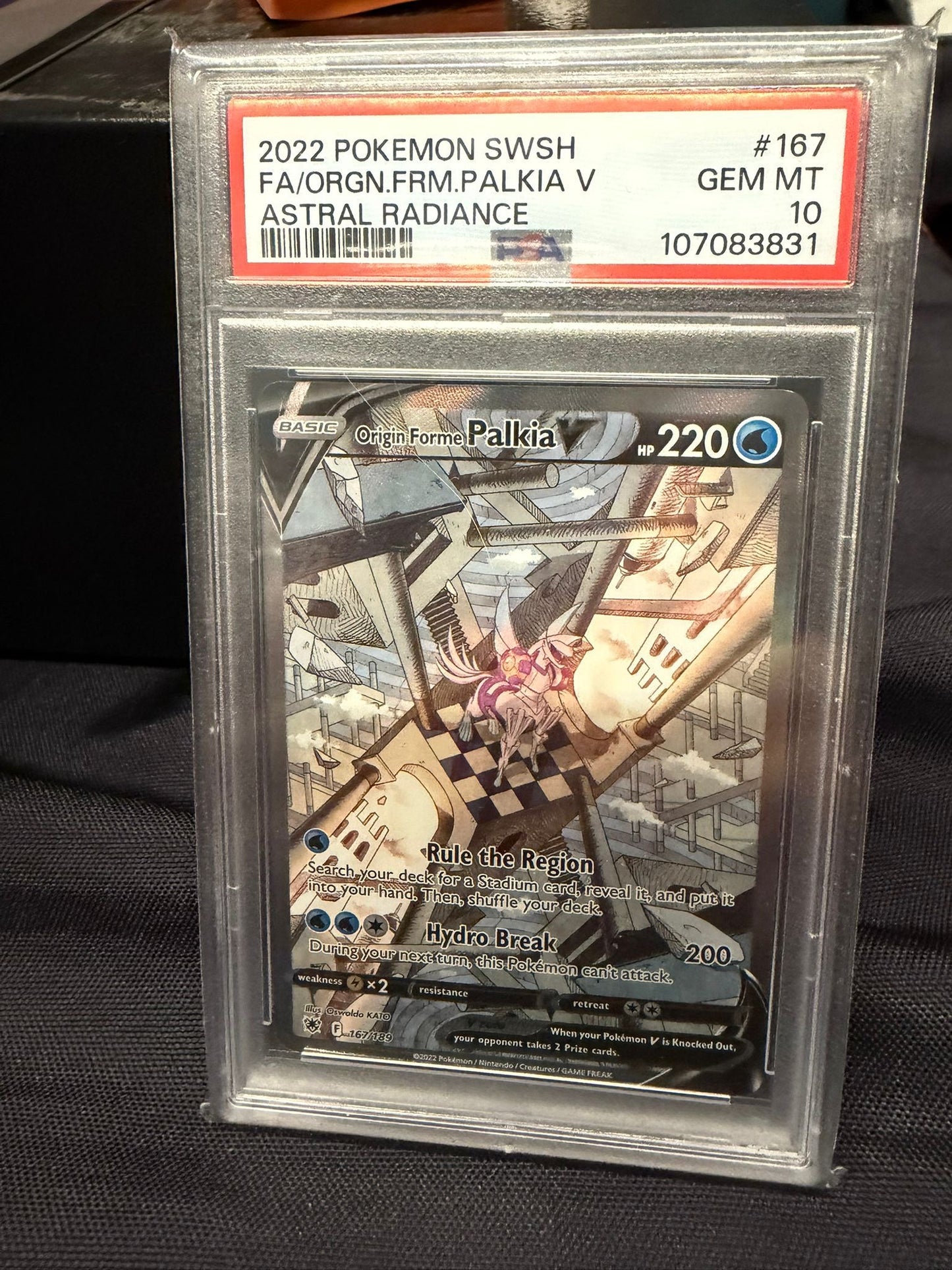 Pokemon TCG: Sword & Shield - PS10 Origin Form Palkia 167/189 (English) Single Card