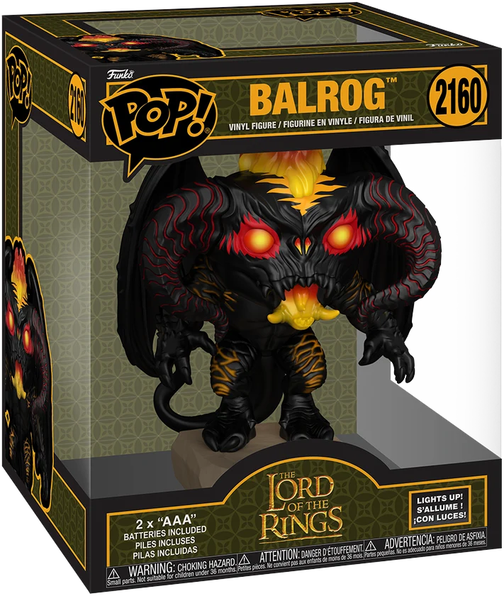 Funko Pop! Movies: Lord Of The Rings (LOTR) - Balrog (Lights & Sounds) #2160 *PREORDER*