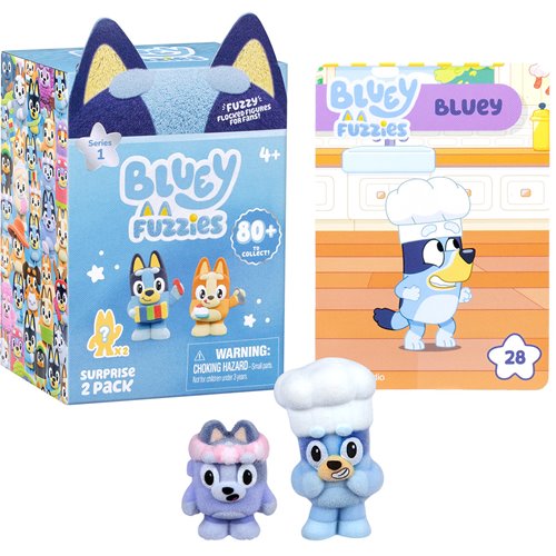 Bluey Fuzzies - Series 14 Surprise Mini-Figure 2-Pack Blind Box