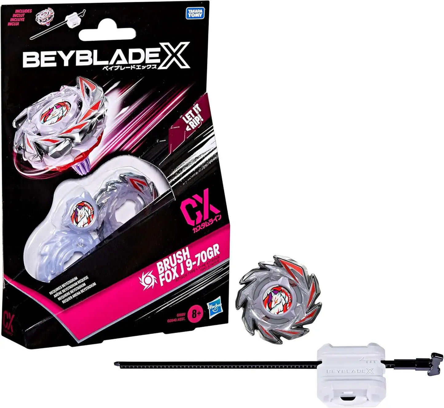 Beyblade X - Brush Fox J 9-70GR Starter Pack Set