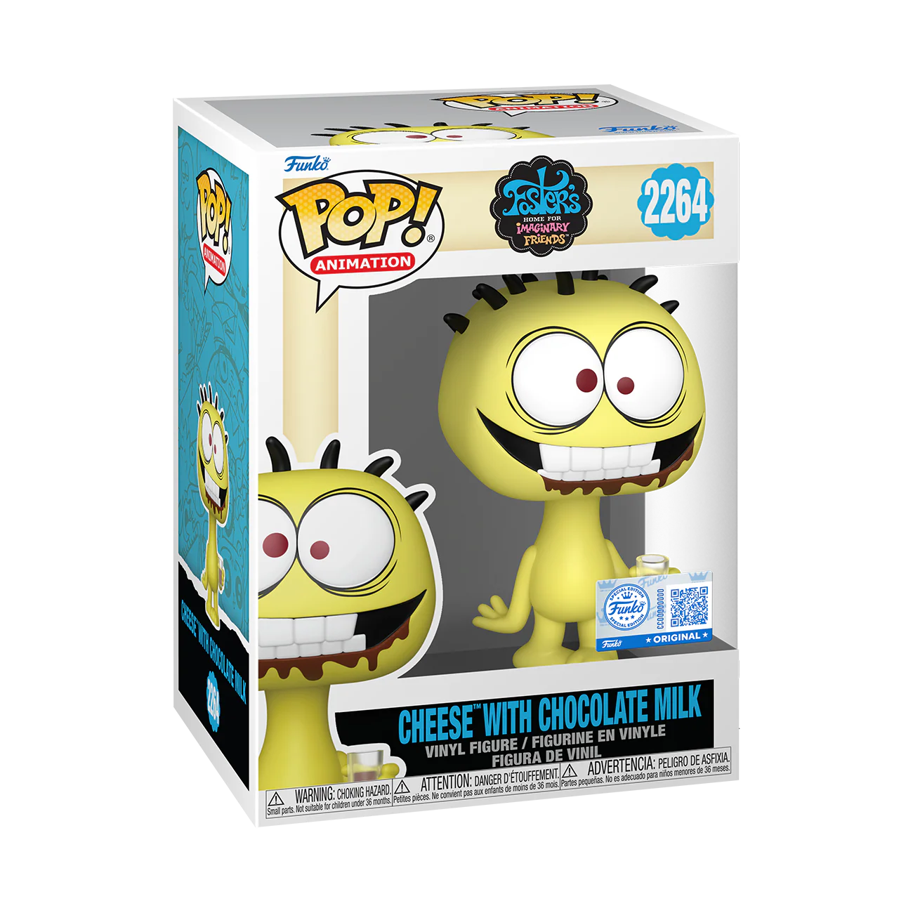 Funko Pop! Animation: Foster's Home For Imaginary Friends - Frankie / Wilt / Cheese *PREORDER*