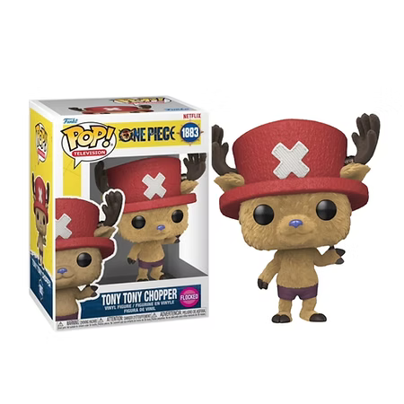 Funko Pop! Television: One Piece (Live Action) - Monkey D. Luffy / Zoro / Nami / Sanji / Usopp / Tony Tony Chopper (Flocked)