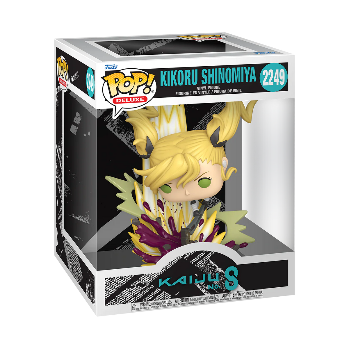 Funko Pop! Anime: Kaiju No. 8 - Isao Shinomiya / Iharu Furuhashi / Haruichi Izumo / Aoi Karuragi / Deluxe Kikoru Shinomiya / Super 6" Kaiju No. 8 (Uncontrolled)